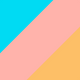 Hawaii Blue & Papaya & Mango Contrast