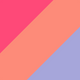 Hot Pink & Papaya & Lavender Contrast