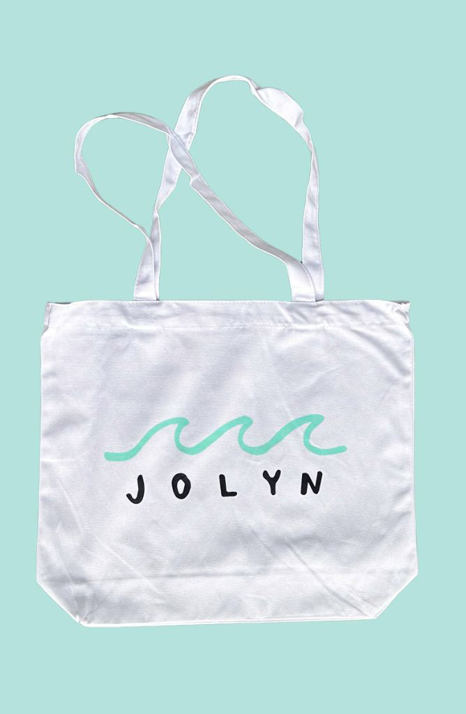 JOLYN Australia, White, Wave, Tote, Bag 