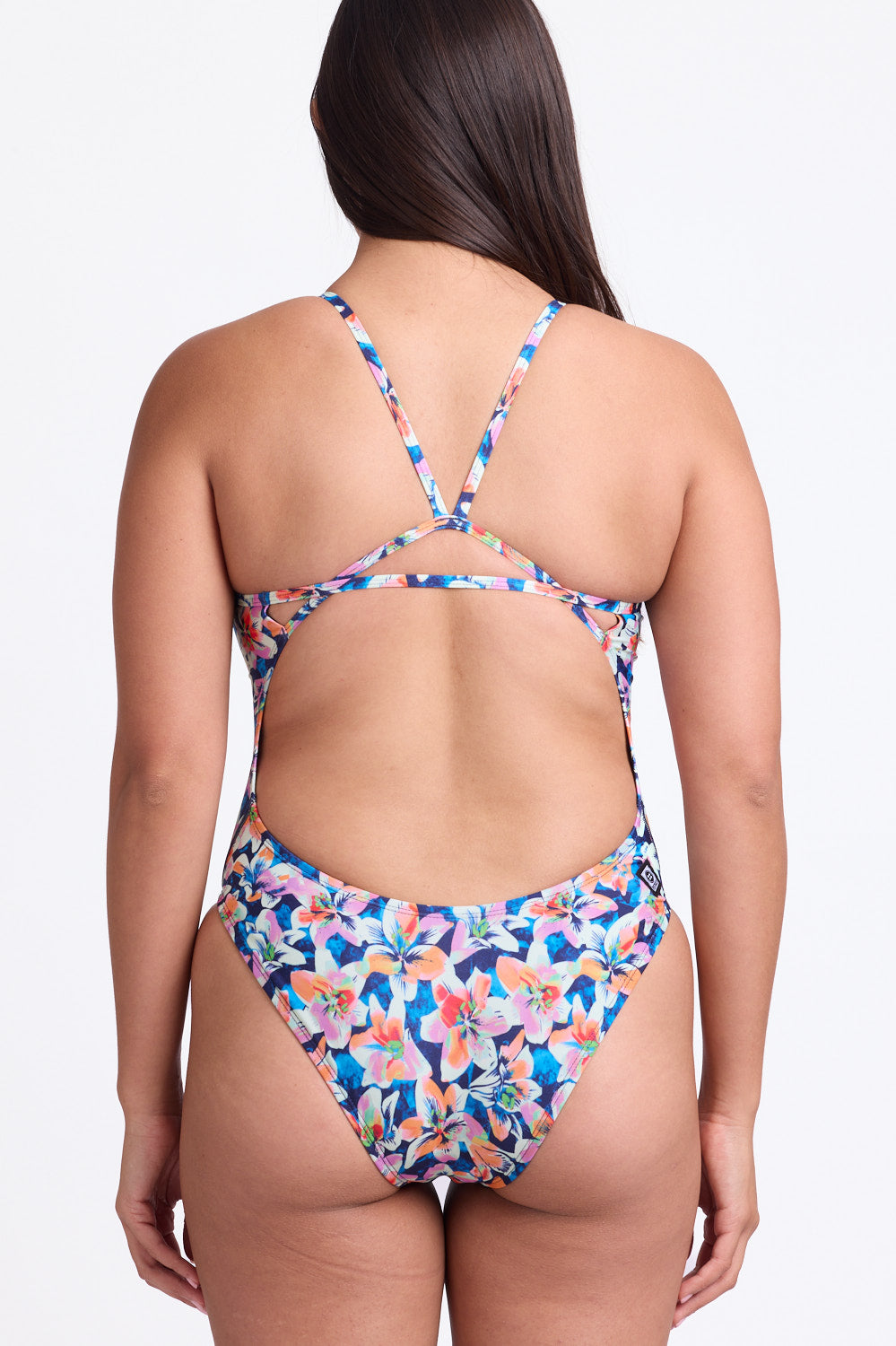 JOLYN Australia, Perry Fixed back in Lilies print, back image