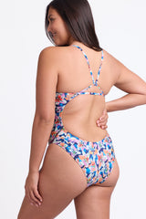 JOLYN Australia, Perry fixed back in Lilies print, side image.