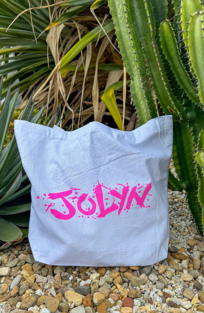 JOLYN Australia, Graffiti, Pink, Tote, Bag 