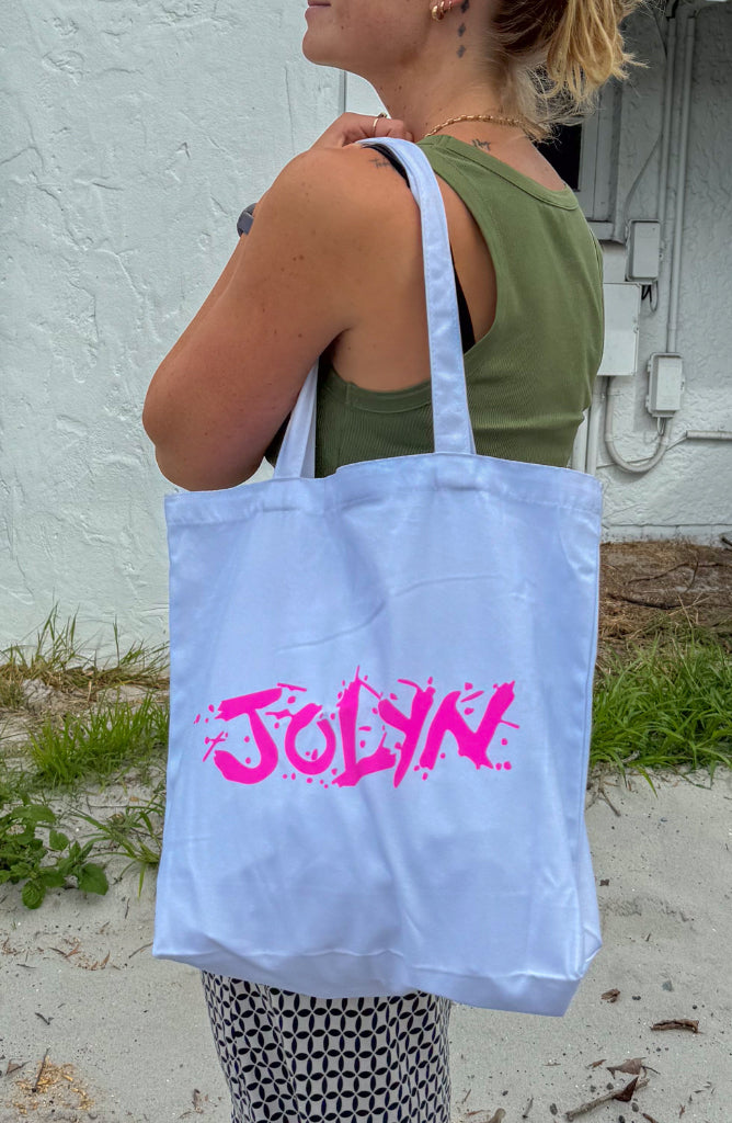 JOLYN Australia, Graffiti, Pink, Tote, Bag 