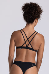 Shara Fixed-Back Top- Black