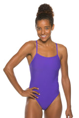 Brandon Fixed-Back Onesie - Purple