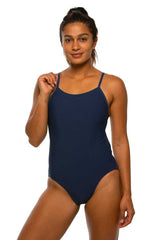 Devon Fixed-Back Onesie - Navy