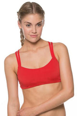 Fendrick Fixed-Back Top - Red