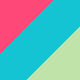 Hawaii Blue & Hot Pink & Mint Contrasts