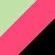 Hot Pink & Mint & Black Contrasts
