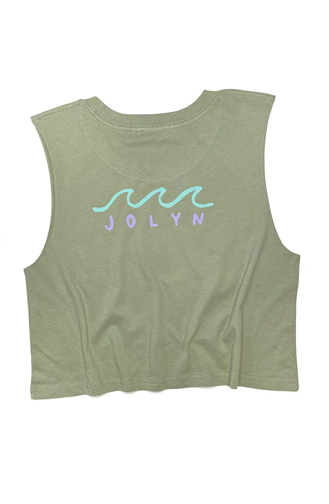 JOLYN Crop Tank - Pistachio