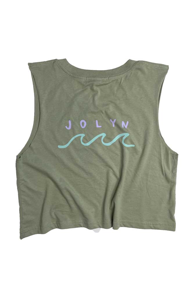 JOLYN Crop Tank - Pistachio