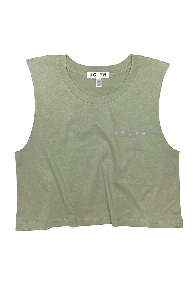 JOLYN Crop Tank - Pistachio