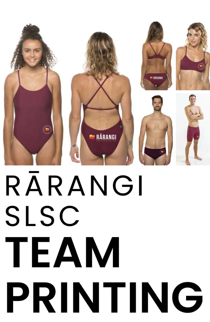 Rarangi SLSC Team Printing