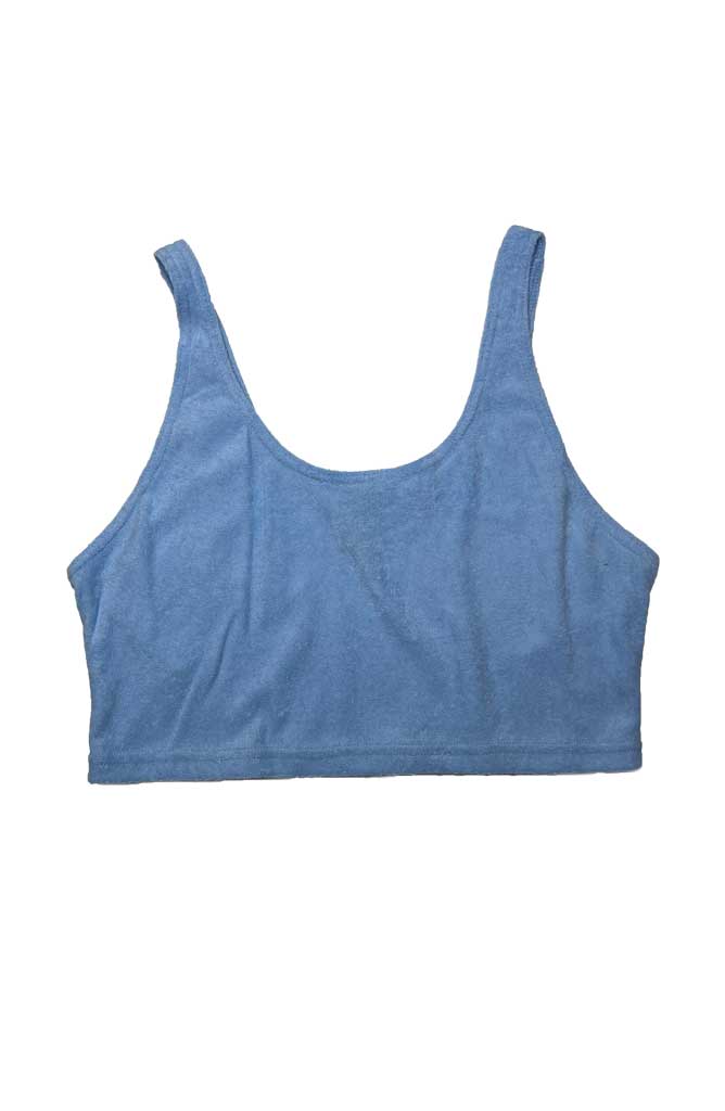 Ivy Terry Cloth Tank - Sky