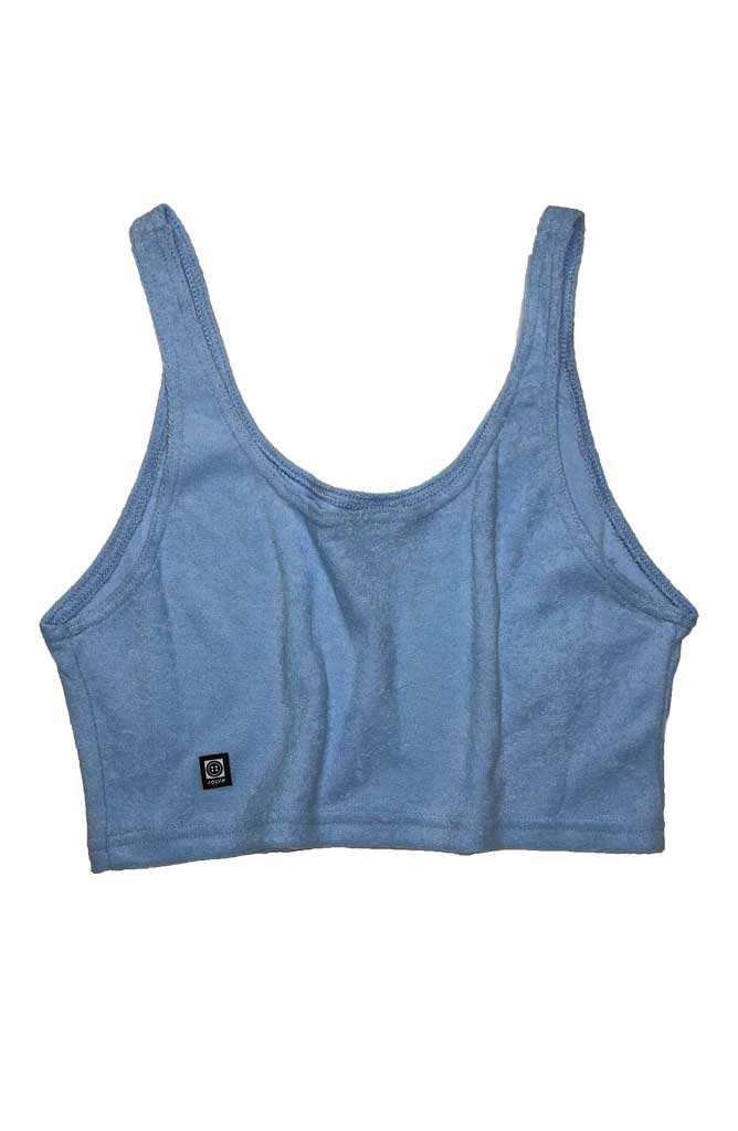 Ivy Terry Cloth Tank - Sky