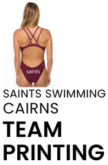 Saints Swimming Cairns Printing