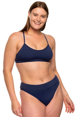 Zoe High-Waist Bottom - Navy