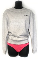 JOLYN Sweatshirt - White Grey Marle