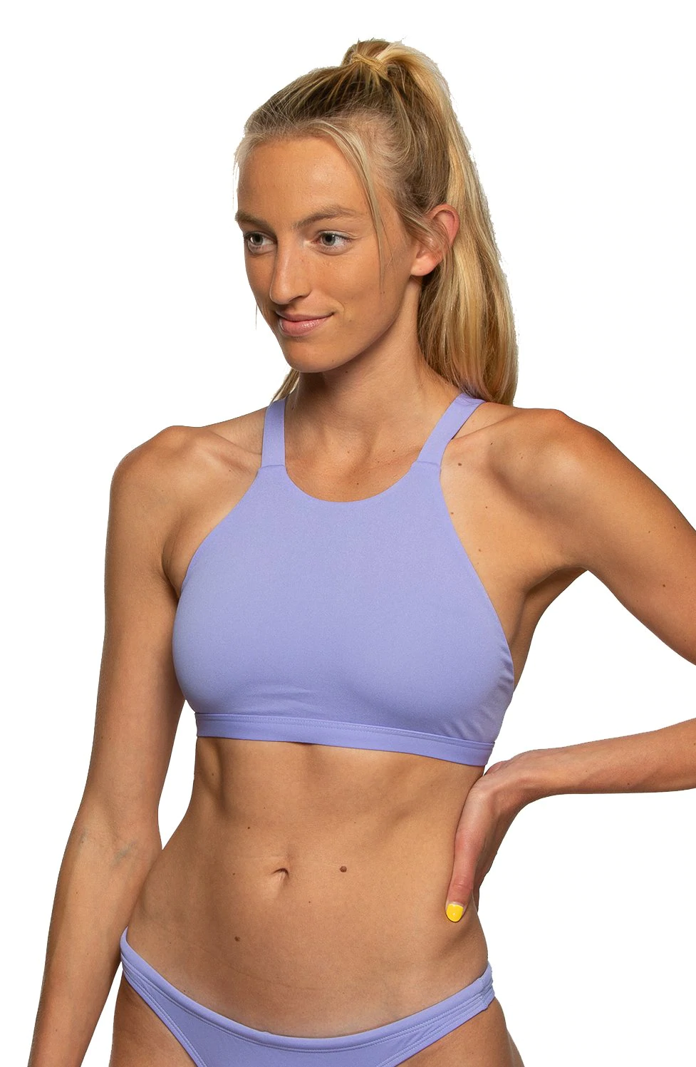 Kaylee Fixed-Back Top - Lavender