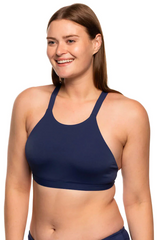 Kaylee Fixed-Back Top - Navy