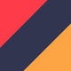 Navy & Strawberry & Mango Contrasts