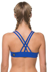 Fendrick Fixed-Back Top - Blueberry