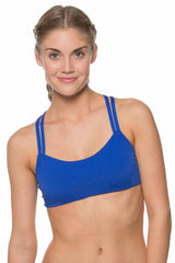 Fendrick Fixed-Back Top - Blueberry