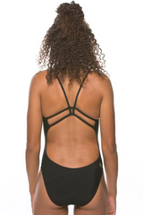 Drew Fixed-Back Onesie - Black