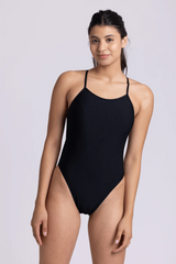 Alyssa Fixed-Back Onesie - Black