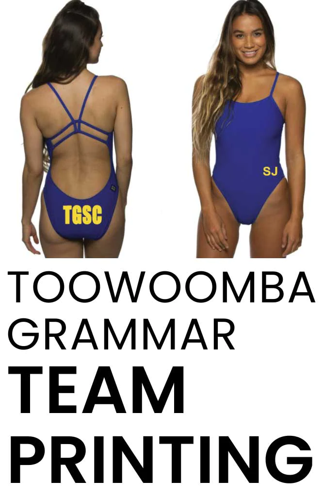 Toowoomba Grammar Swimming Club Printing