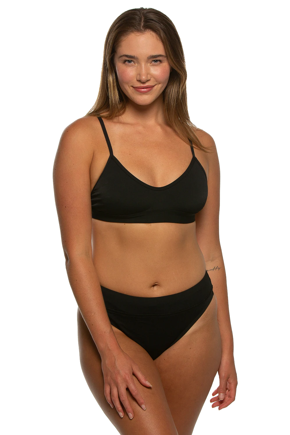 Zoe High-Waist Bottom - Black