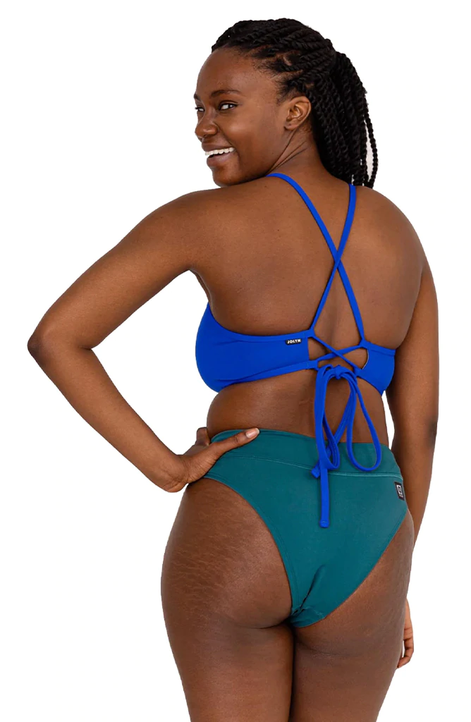 Zoe High-Waist Bottom - Peacock