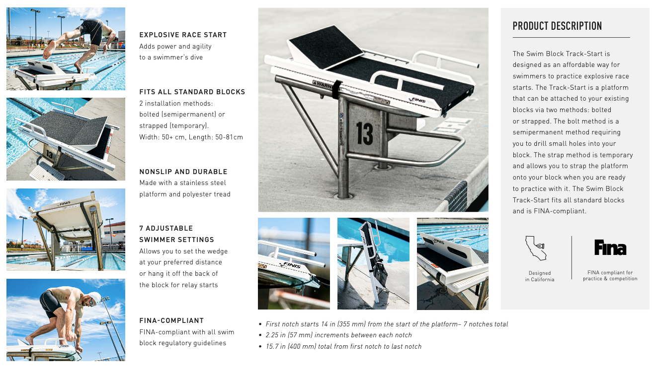 Swim Block Track-Start :: FINIS Australia